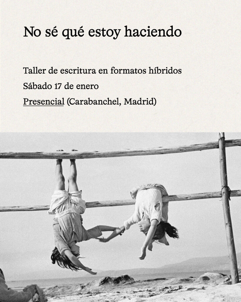 No sé qué estoy haciendo