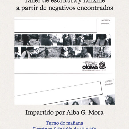 Taller de escritura y fanzine a partir de negativos encontrados (turno de mañana)