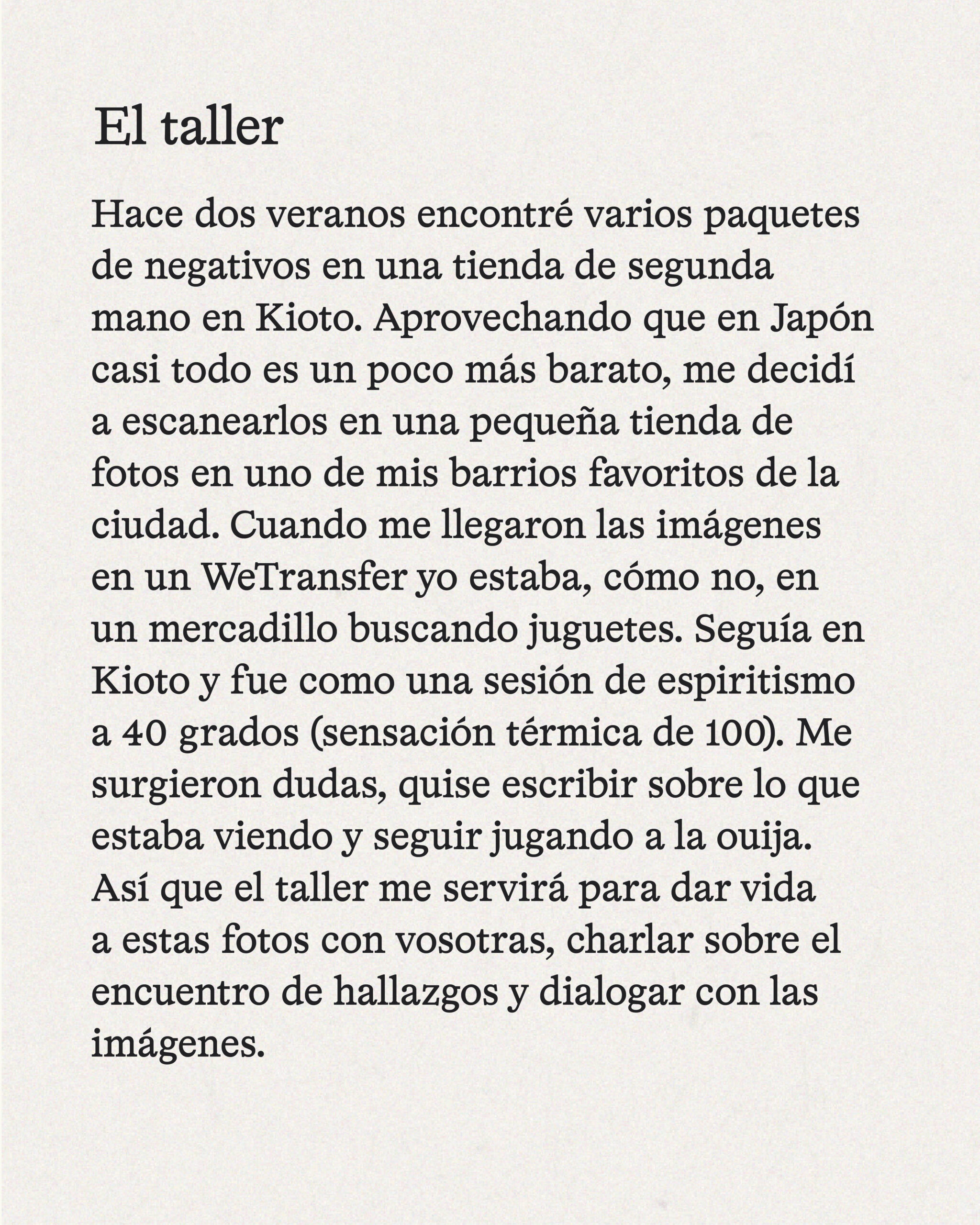 Taller de escritura y fanzine a partir de negativos encontrados (turno de tarde) - Imagen 3